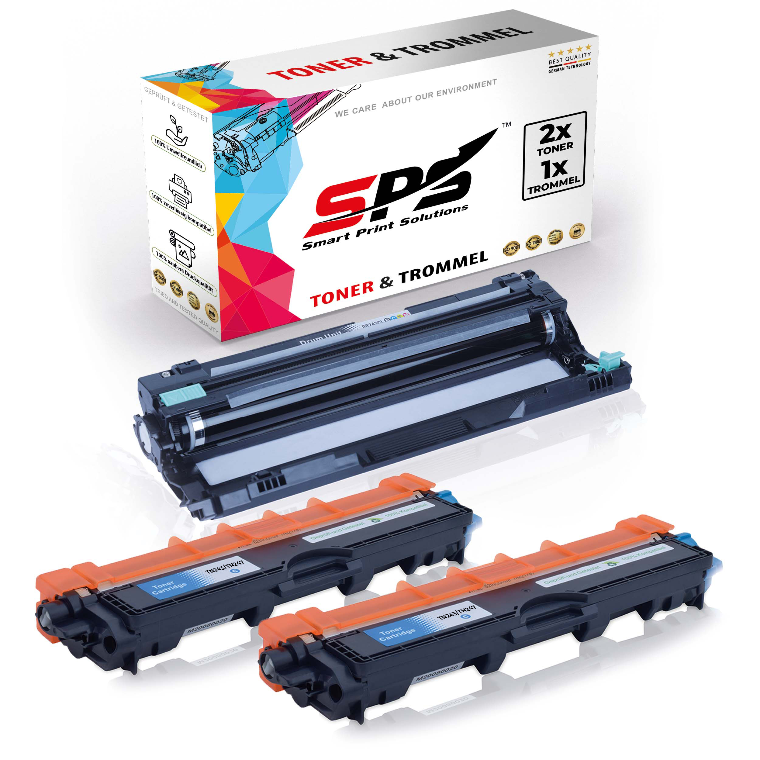 SPS S-2040 Drum (DR243CL TN243) Toner Unit + Cyan