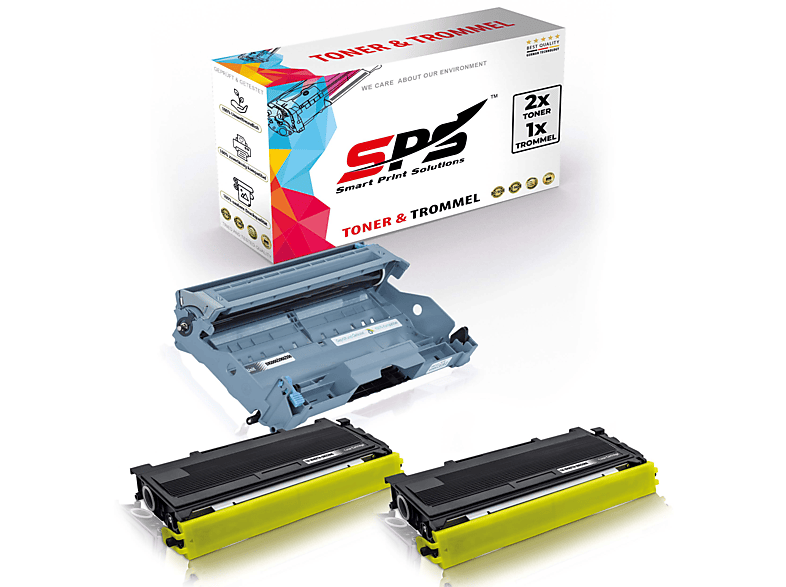 SPS S-1812 Drum Unit + Toner Schwarz (DR2000 TN2000)