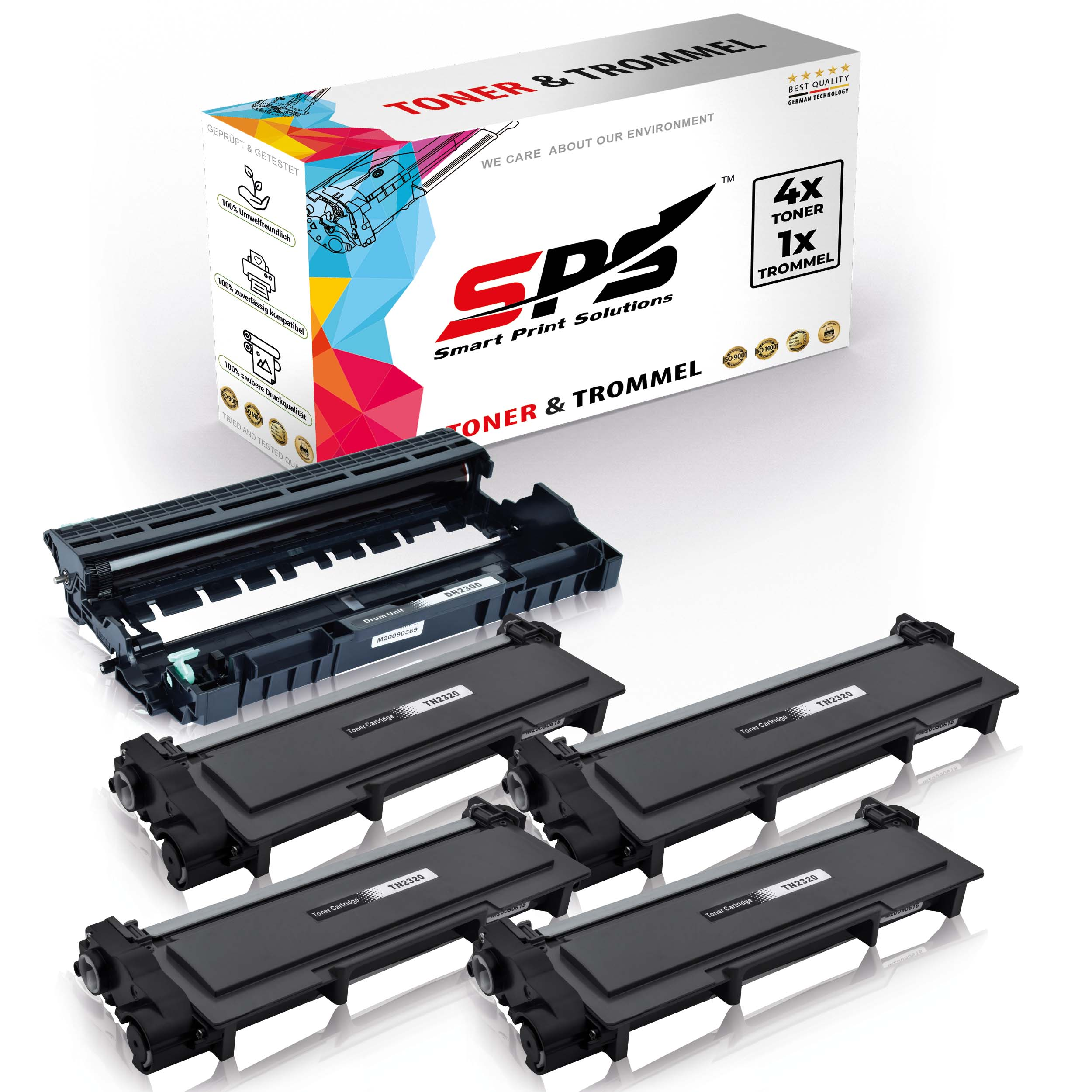 SPS S-2626 Drum TN2320) Schwarz (DR2300 Unit Toner 