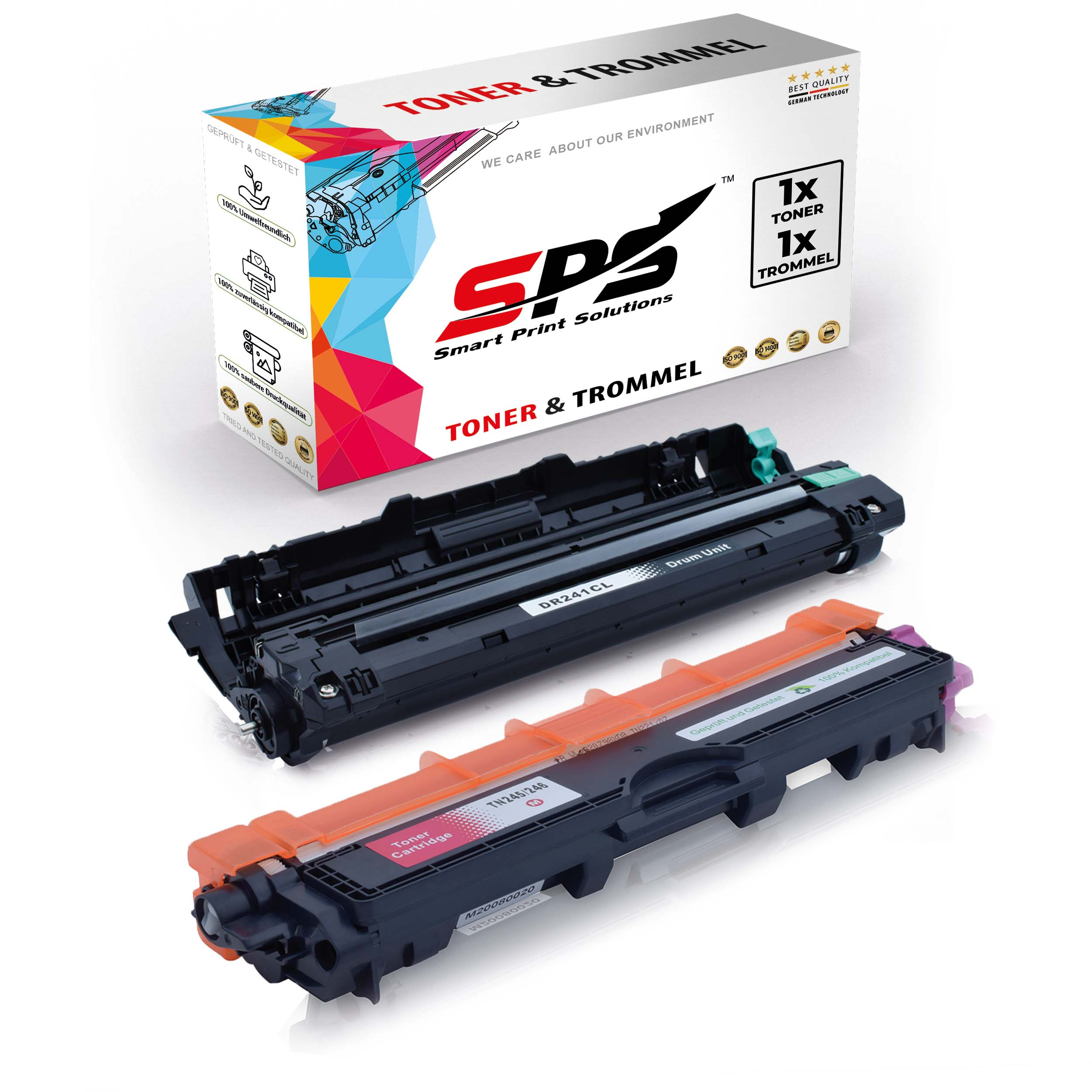 SPS S-3941 Drum Unit + Magenta (DR241 TN241) Toner