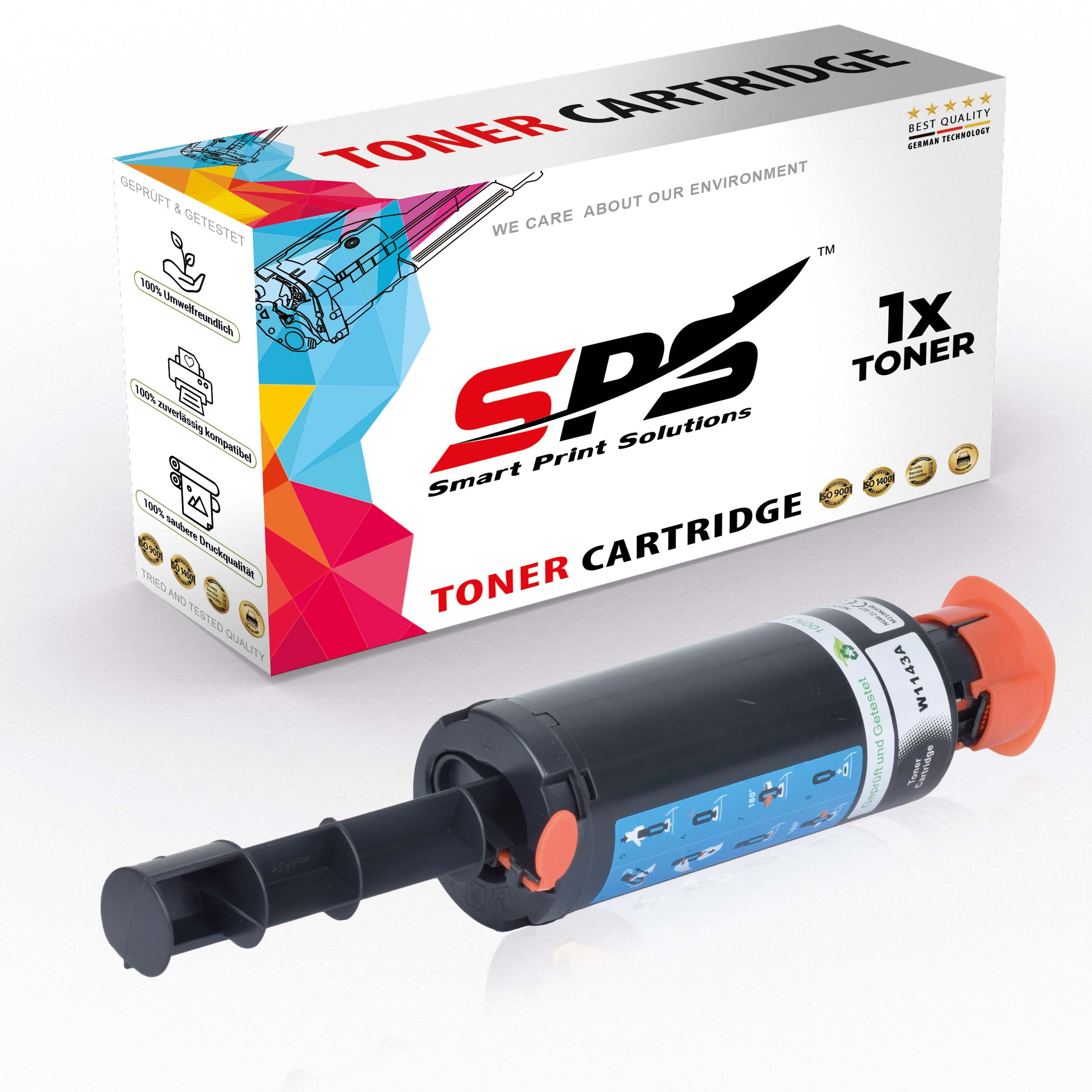 Toner / Laser NS SPS (W1143A MFP Schwarz S-8151 103A 1202W)