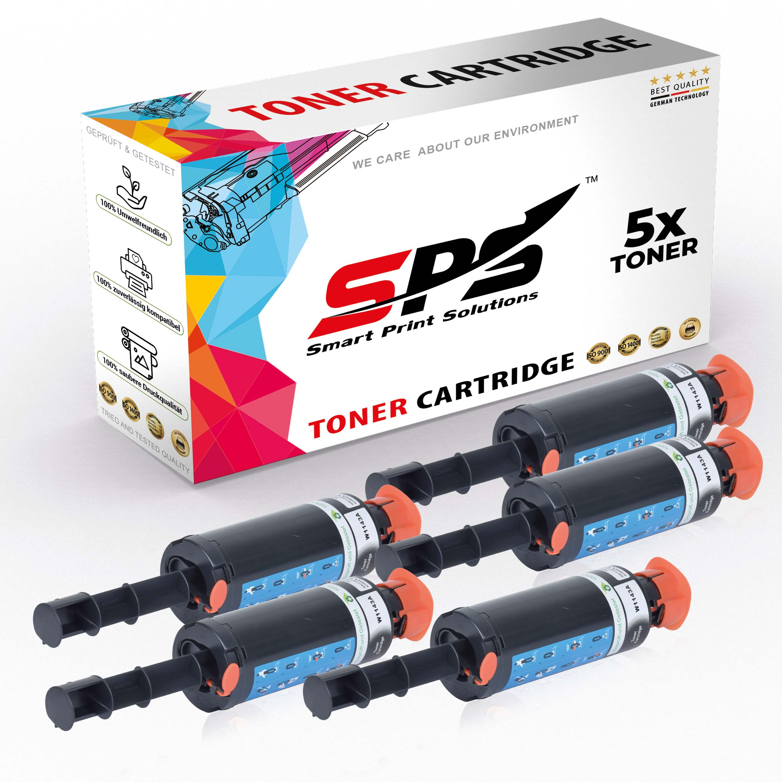 / NS 1001) SPS Toner Laser (W1143A 103A S-13753 Schwarz