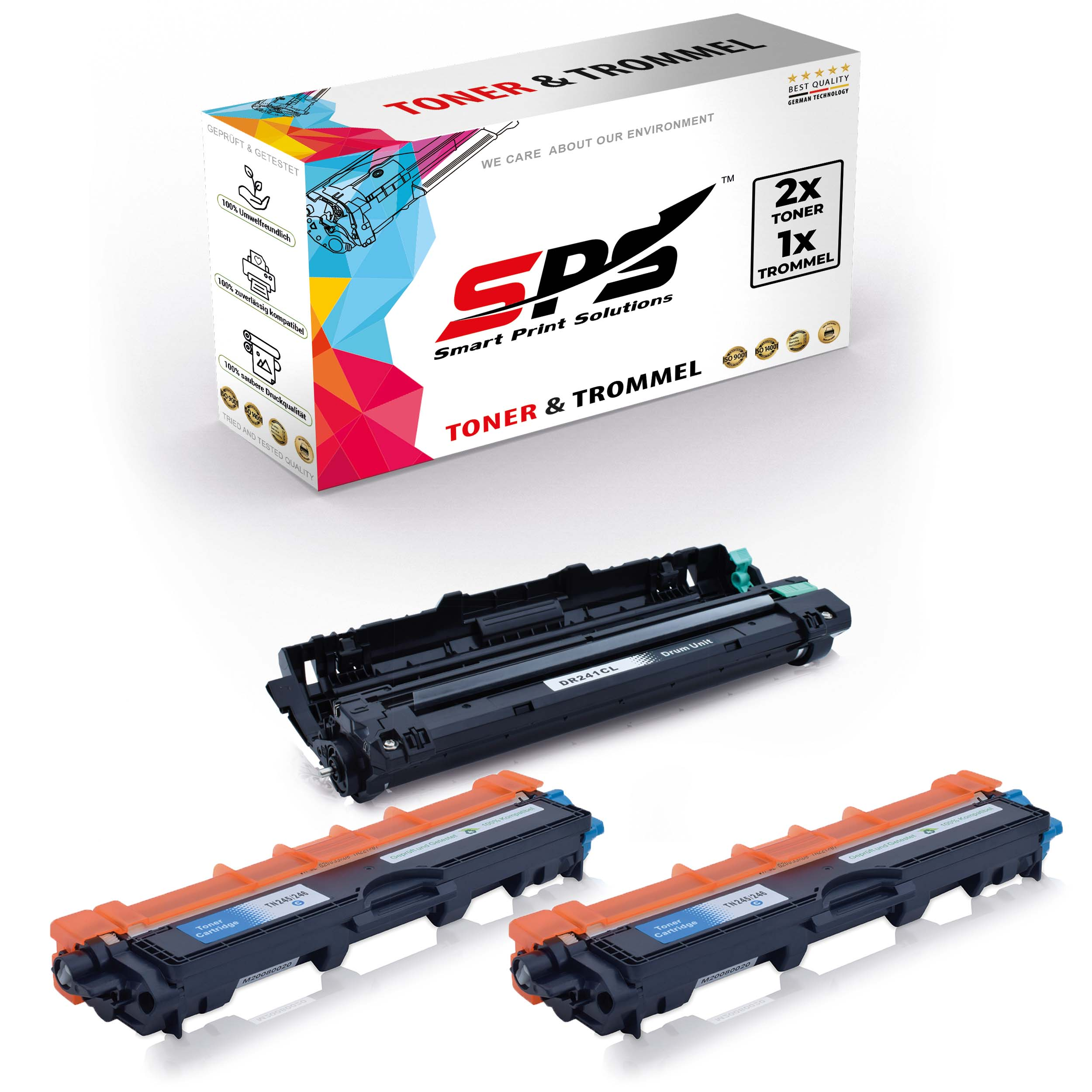 SPS S-2174 Drum Unit + (DR241 Toner TN241) Cyan