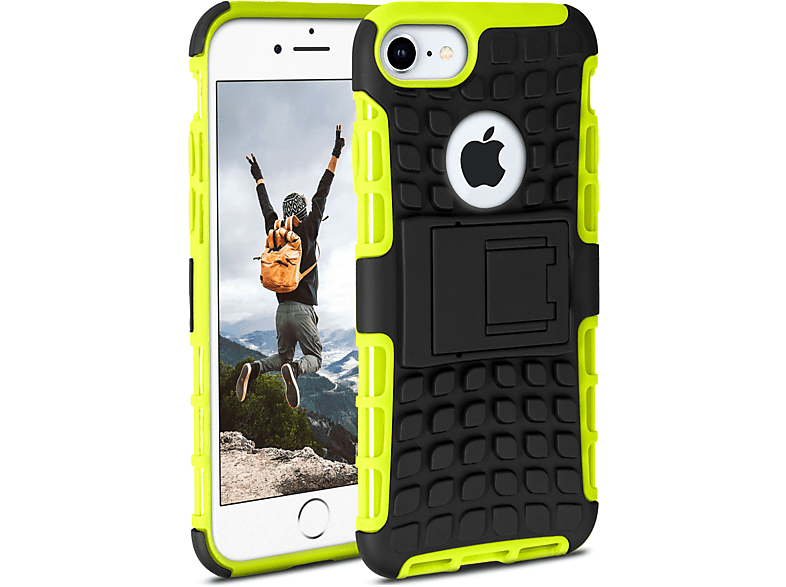 ONEFLOW Tank Case, Backcover, Apple, iPhone 7 / iPhone 8, Lime