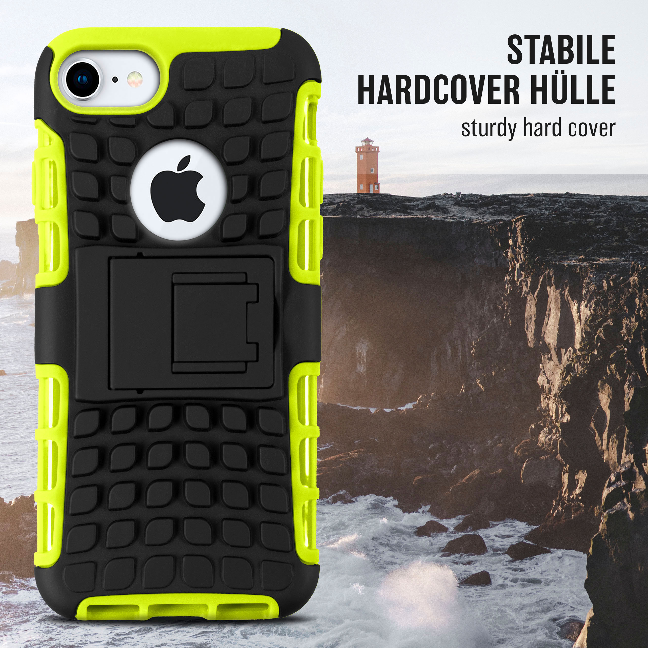 ONEFLOW Tank Case, Backcover, 8, Lime 7 / Apple, iPhone iPhone