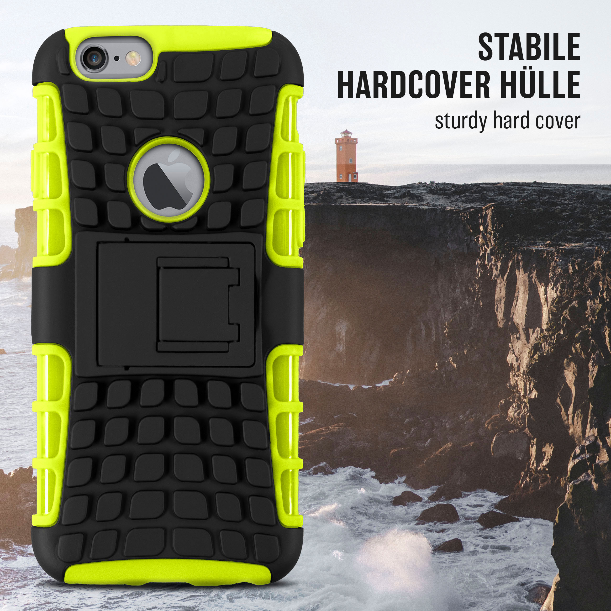 ONEFLOW Tank Case, Apple, iPhone Lime 6, Backcover, / 6s iPhone