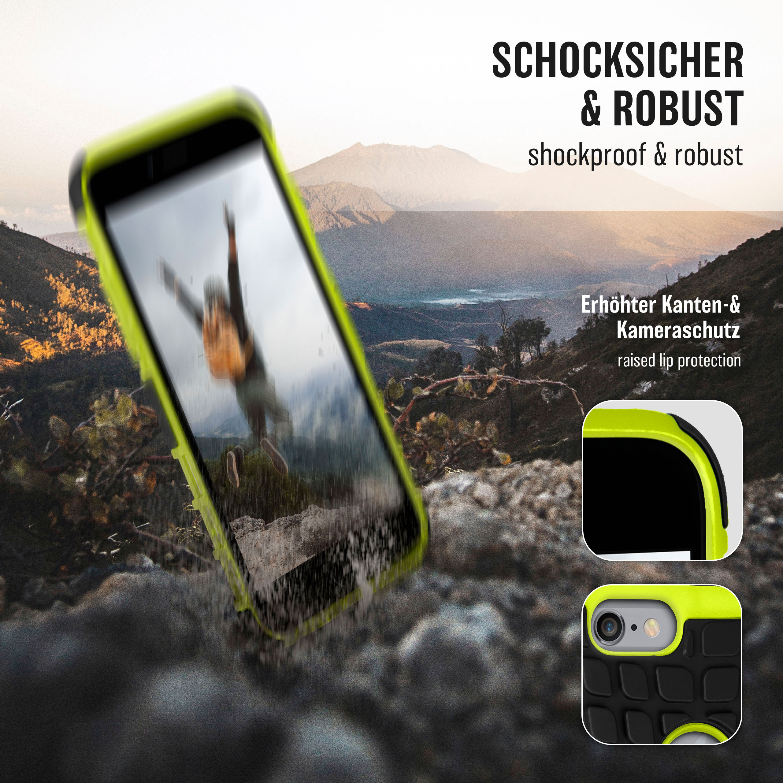 Lime ONEFLOW 6, 6s iPhone Case, iPhone / Backcover, Tank Apple,