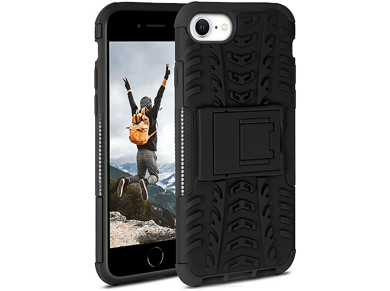 Funda Con Correa Para IPhone SE 2020 - Cuero Sintético Y Cordón Ajustable