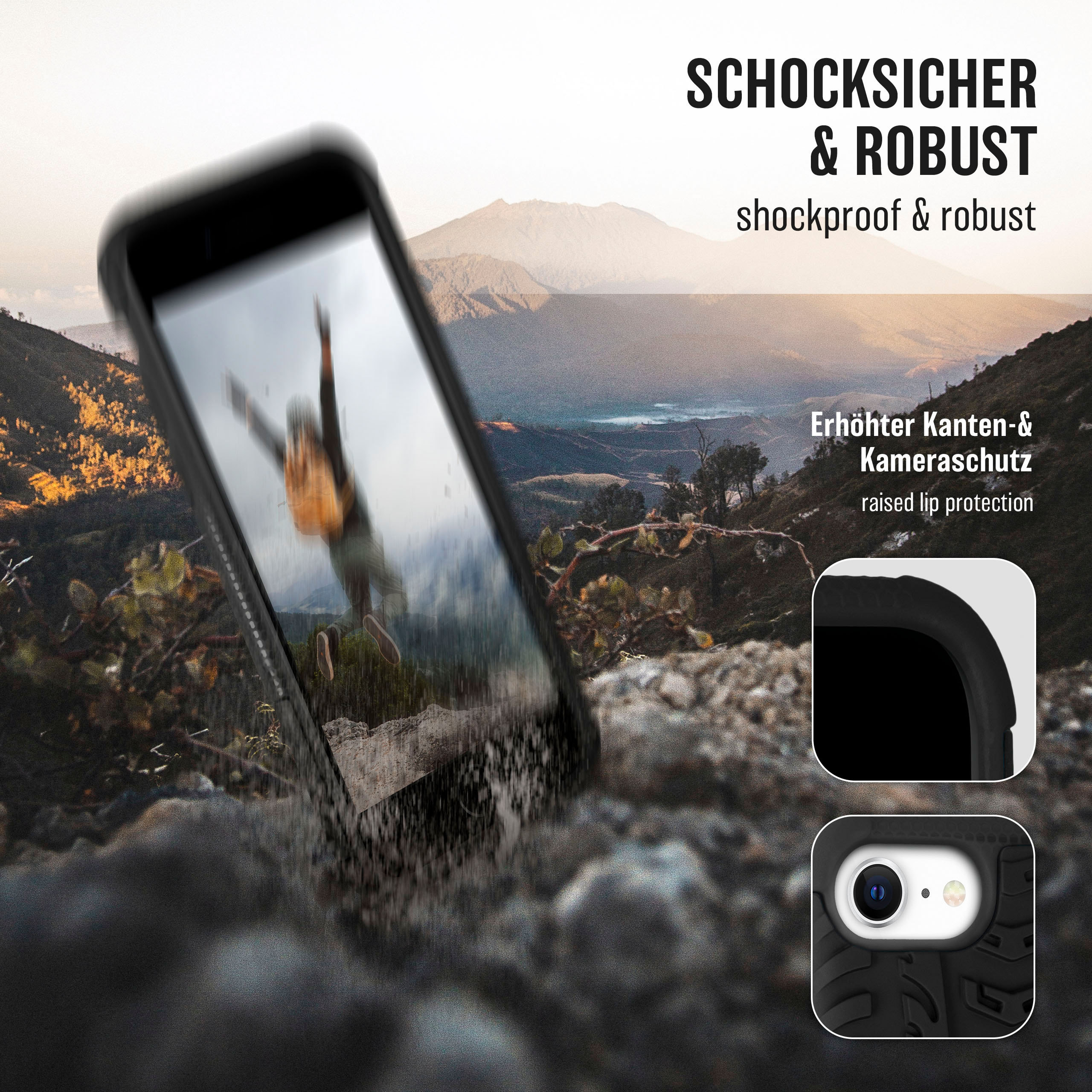 ONEFLOW Case, Obsidian iPhone (2020), Tank Apple, SE Backcover,