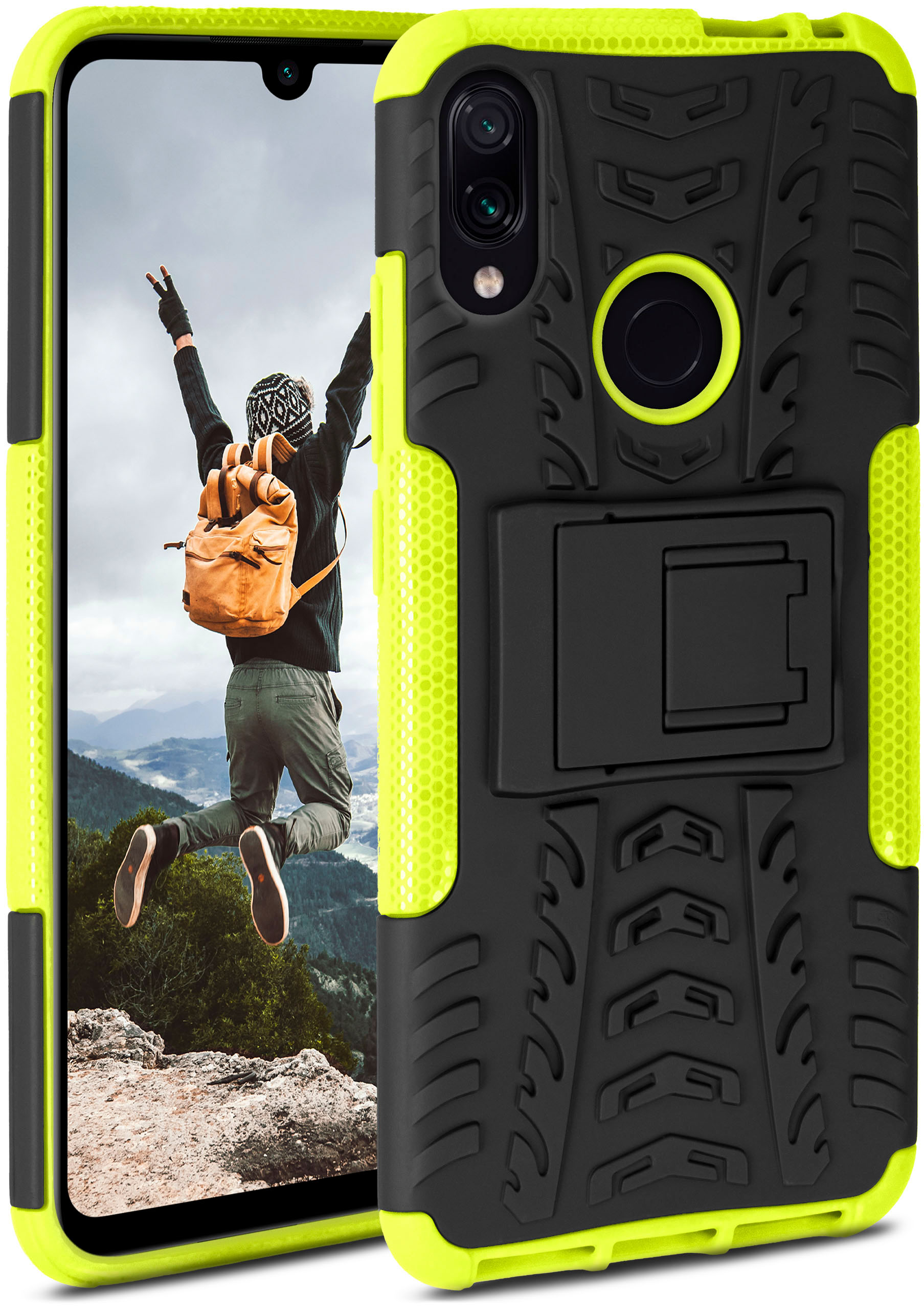 ONEFLOW Tank Case, Backcover, Lime 7S, Redmi 7/ Xiaomi, 7 / Pro Note Note