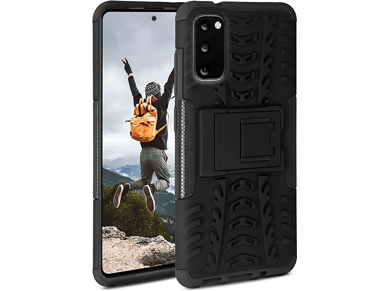 S20 Case, / Backcover, Samsung, Galaxy 5G, ONEFLOW Tank S20 Obsidian