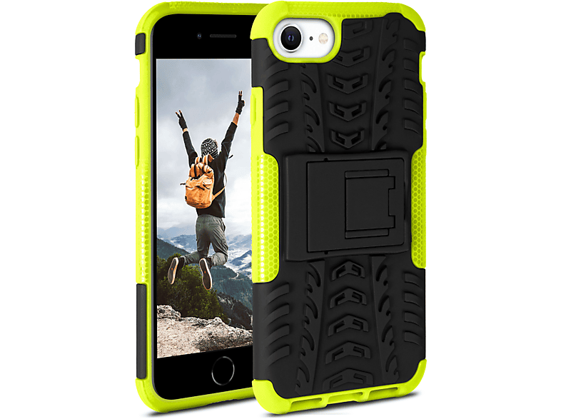 ONEFLOW Tank Case, Backcover, iPhone Apple, SE Lime (2020)