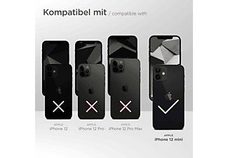 ONEFLOW Tank Case, Backcover, Apple, iPhone 12 mini, Obsidian
