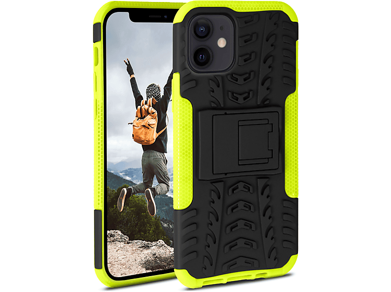 ONEFLOW Tank Case, iPhone Lime 12 12 Apple, Pro, / Backcover