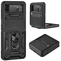 INF Samsung Galaxy Z Flip 3 Handyhülle, Backcover, Samsung, Galaxy Z Flip 3, schwarz