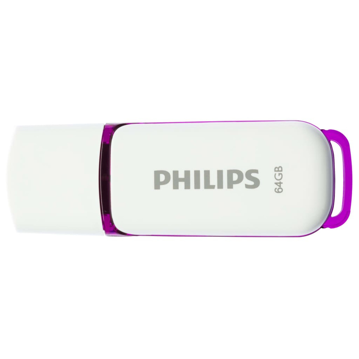 Purple®, USB-Stick 64 MB/s, 64GB (Weiß, Edition Magic weiss PHILIPS 25 GB) Snow