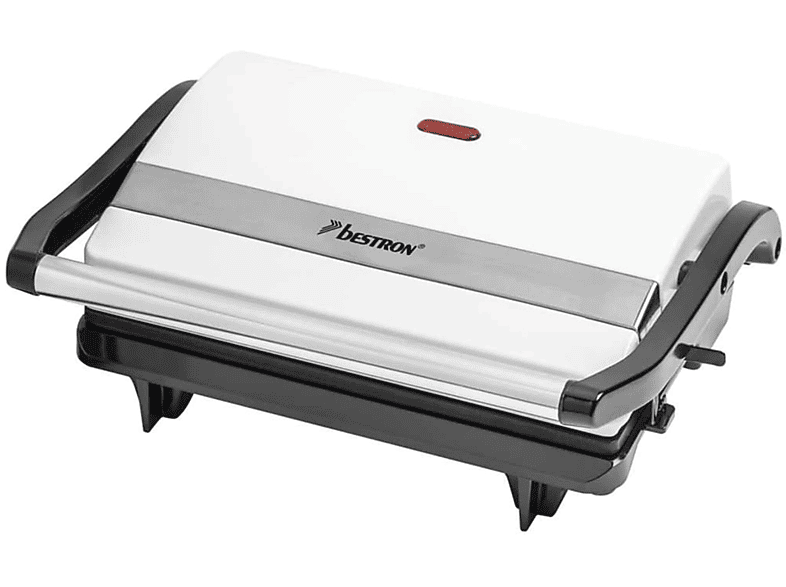 BESTRON 422058 PaniniGrill, Weiß (700 Watt) MediaMarkt