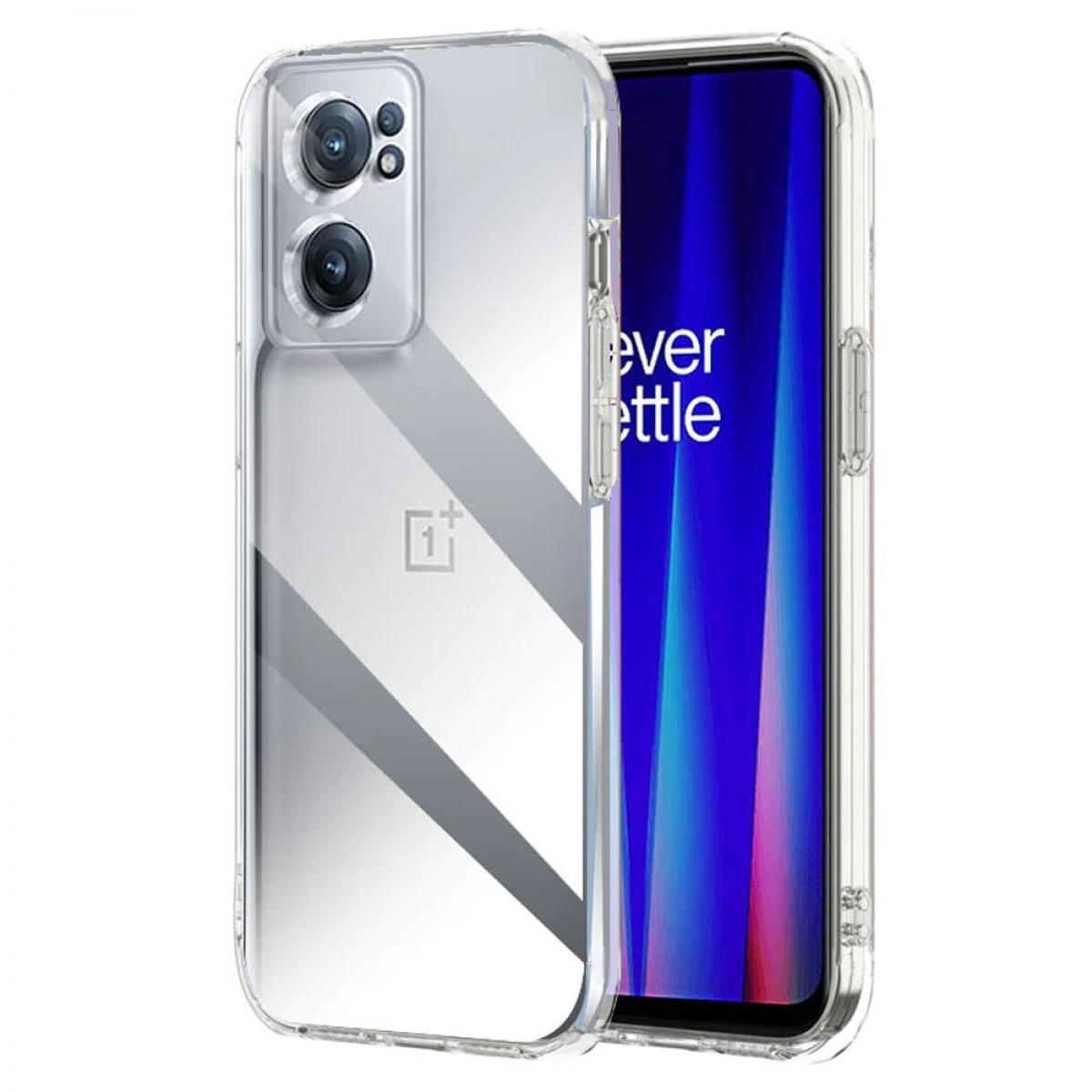 CASEONLINE CA4, Backcover, 5G, Transparent 2 CE OnePlus, Nord