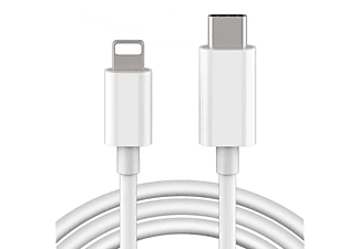 VENTARENT Netzteil 20W USB C Ladegerät für Apple iPhone 14, 13, 12, 11, XR, XS, X, SE mit Lightning Ladekabel Ladekabel Apple, Weiß