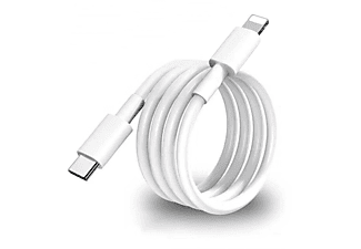 VENTARENT Lightning zu USB C Ladekabel iPhone 14 / 13 / 12 / 11 Pro Max Mini / XS / XR / SE 2020 Datenkabel, Ladekabel, 100 cm, Weiß