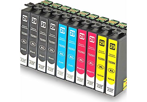 D&C XP352 10 Tintenpatrone Multipack 10-Farben (4x Schwarz, 2x Cyan, 2x  Magenta, 2x Gelb) (29XL) | MediaMarkt