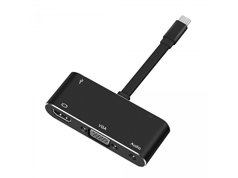 INF USBC zu HDMI/VGA Adapter mit Aux und USBAnschluss Konverter MediaMarkt