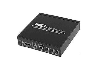 INF Scart auf HDMI Konverter Scaler mit Klinke und Cinch Konverter