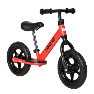 Bicicleta sin pedales - HOMCOM +3 Años Sillín y Manillar Ajustables Estructura de Acero 89x37x55-60 cm