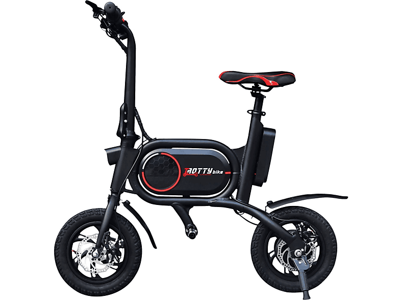 TELESTAR TROTTY 2.0 12 Kompakt-/Faltrad schwarz) Unisex-Rad, bike (Laufradgröße: Zoll