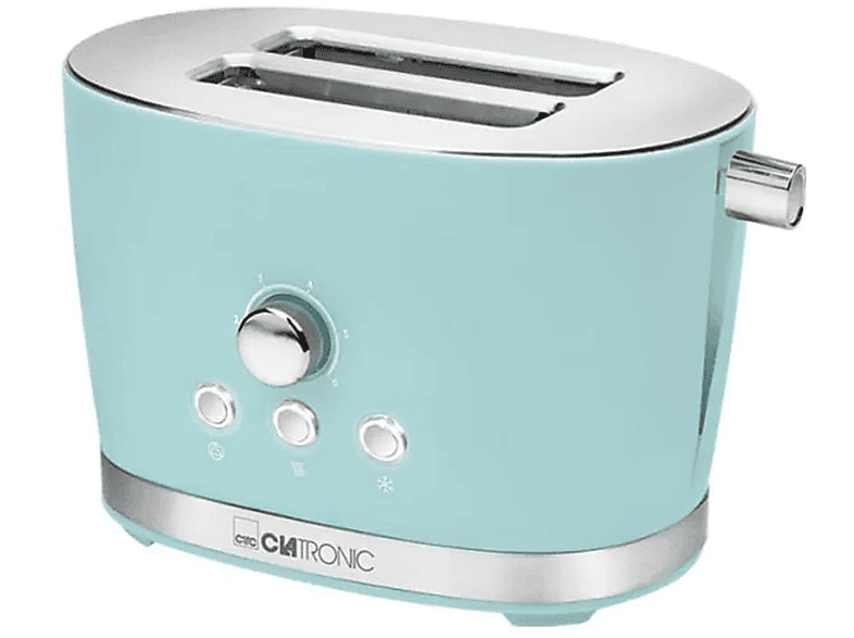 CLATRONIC 420255 Toaster Grün (850 Watt, Schlitze: 1) | Toaster