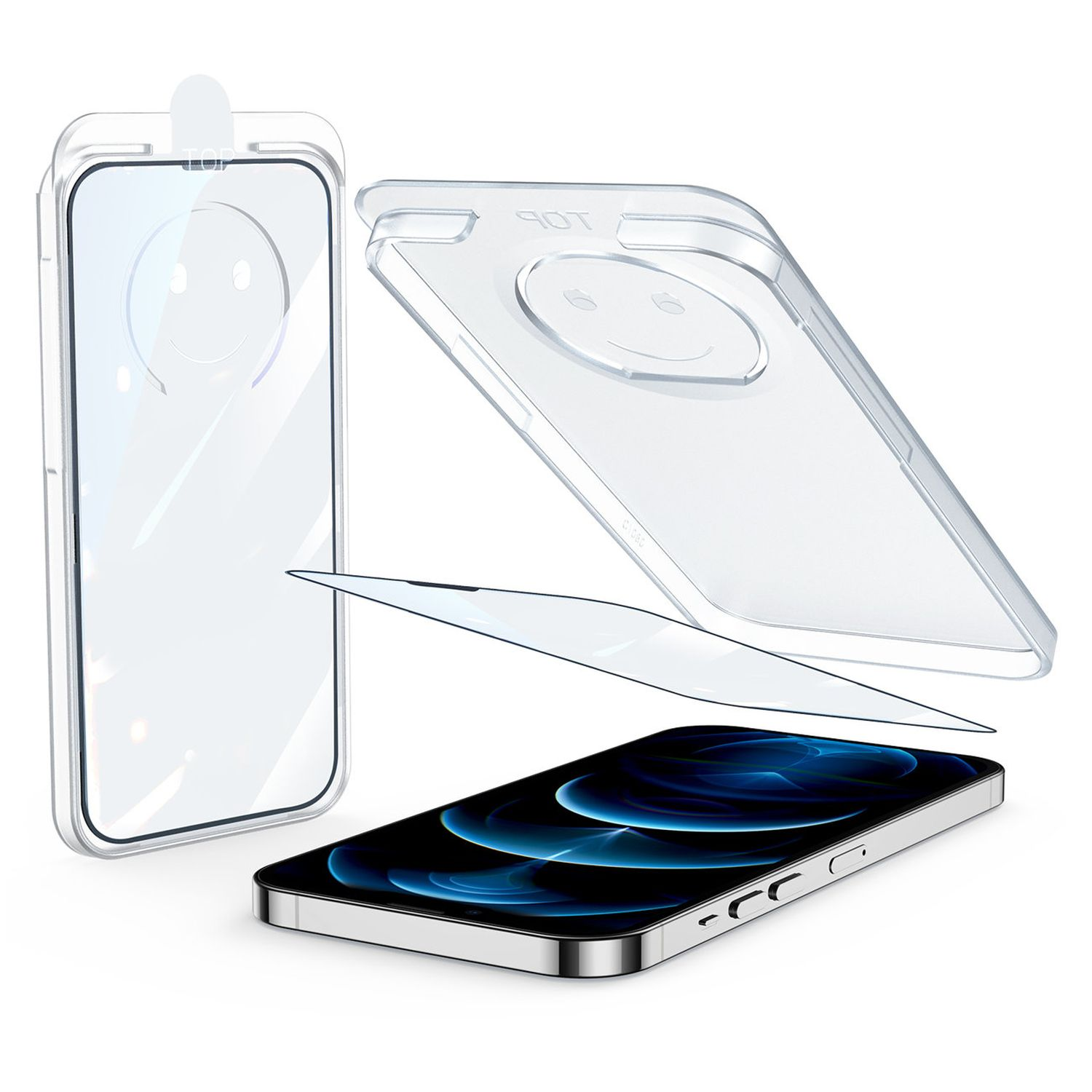 JOYROOM mit iPhone Pro Befestigungskit Schutzglas Max 6.7\
