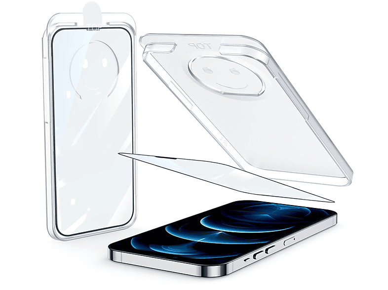 JOYROOM Schutzglas mit Befestigungskit Displayschutz(für Apple iPhone 13 Pro Max 6.7\