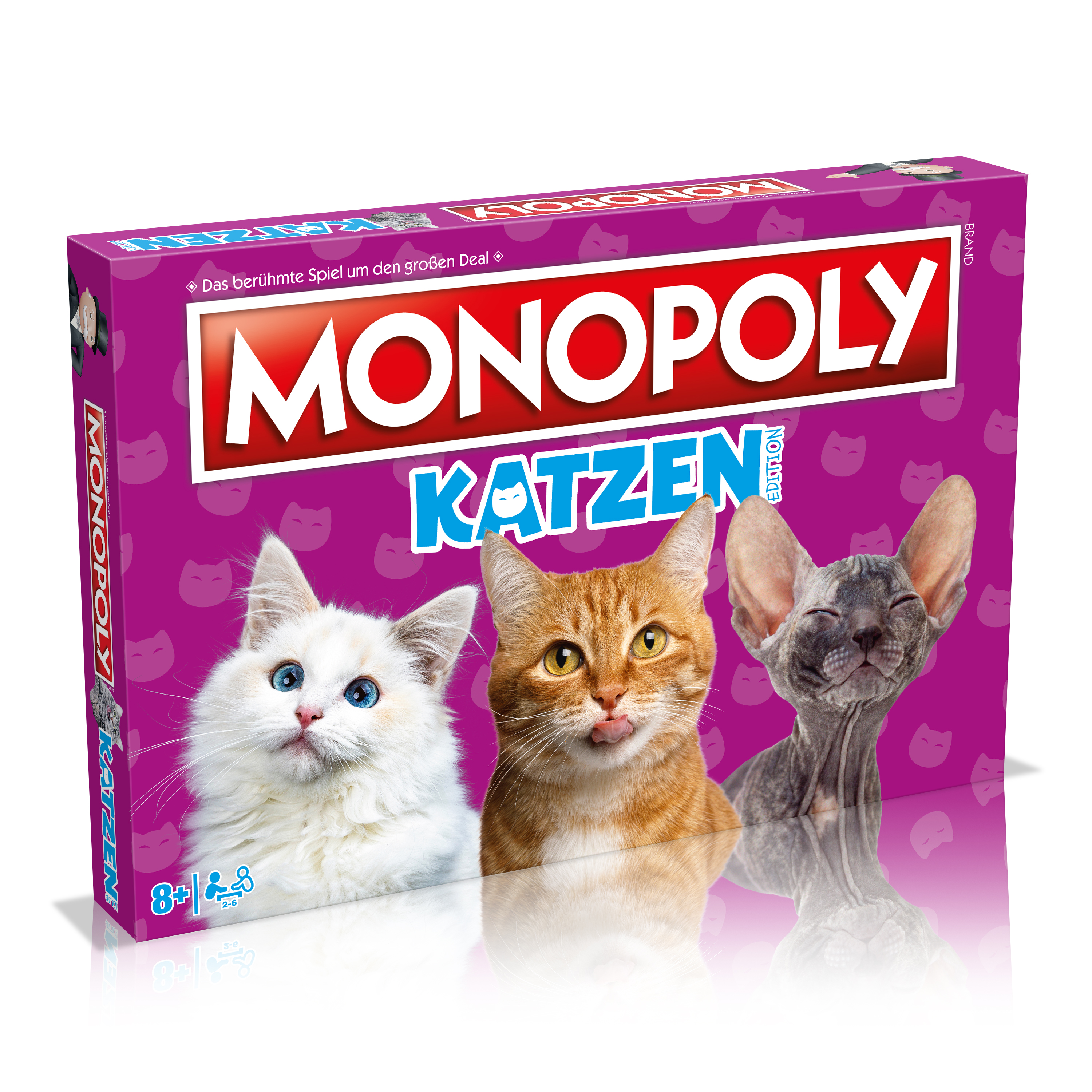 WINNING MOVES Katzen - Brettspiel Monopoly