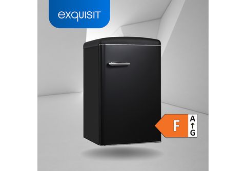 Kühlschrank (112,00 Mattschwarz) hoch, kWh, SATURN RKS120-V-H-160F 895 mattschwarz F, EXQUISIT mm |