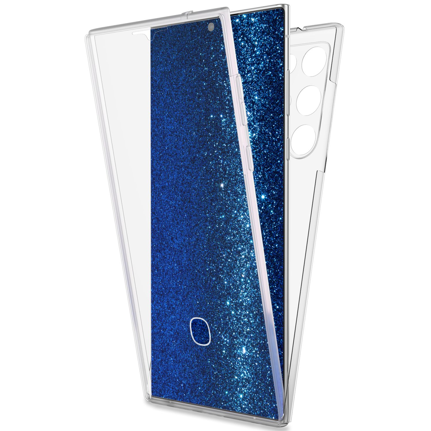 NALIA Klare 360 Grad S22 Galaxy Ultra, Full Samsung, Cover, Transparent Hülle