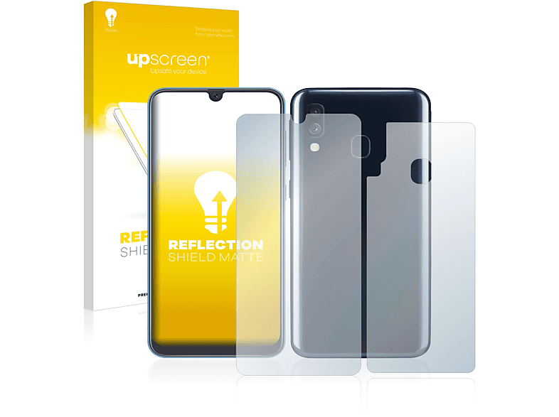 UPSCREEN entspiegelt Schutzfolie(für A40) Samsung matte Galaxy