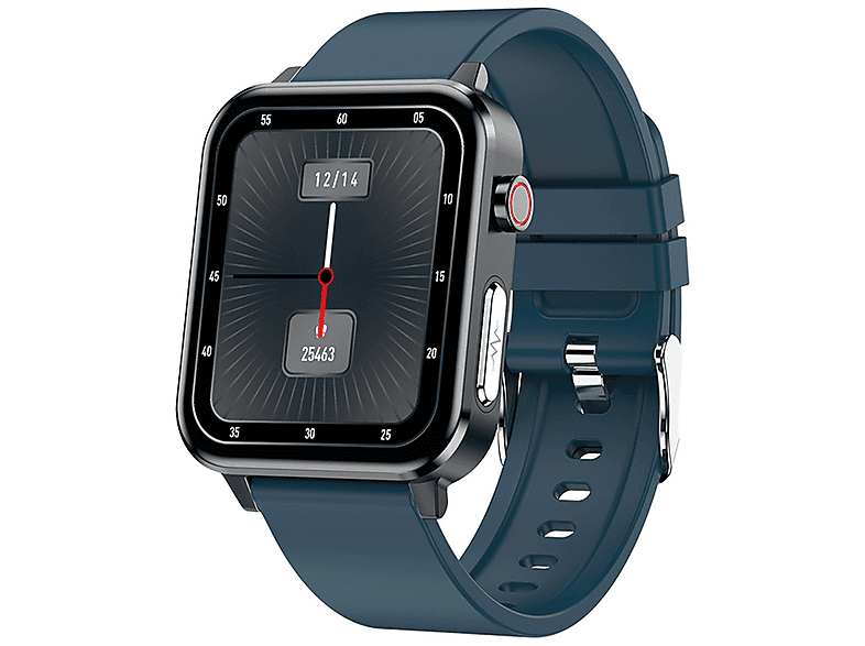 BRIGHTAKE Ultralange Akkulaufzeit! Die Smartwatch, die Ihr Leben verändert Smartwatch Silikon, Blau