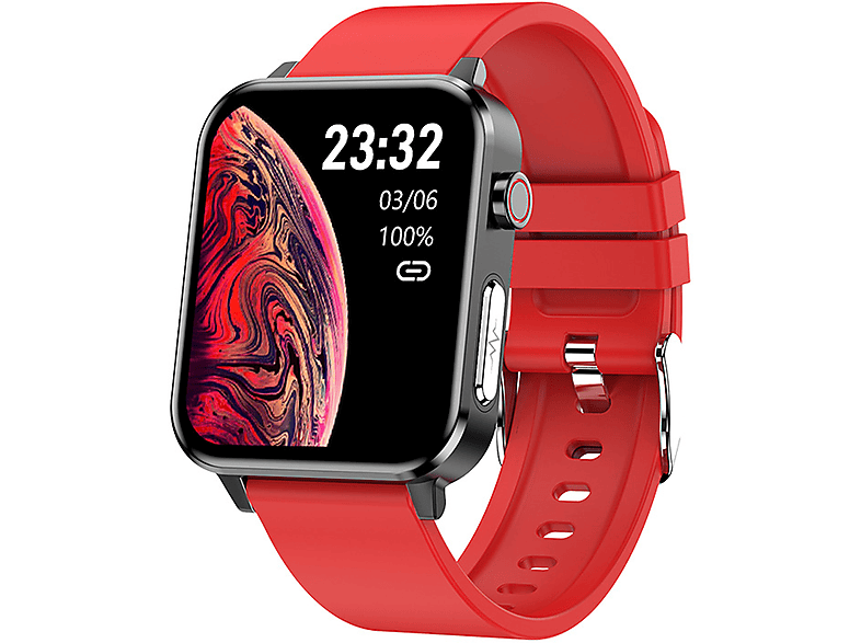 BRIGHTAKE Ultralange Akkulaufzeit! Die Smartwatch, Smartwatch Leben verändert Silikon, die Ihr Rot