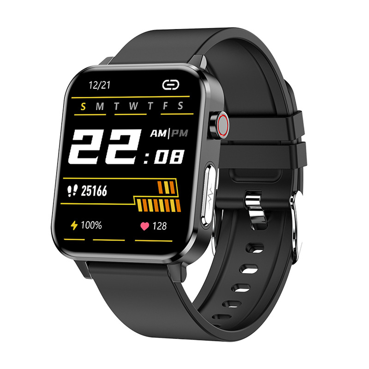 Ultralange Smartwatch Schwarz verändert Ihr Akkulaufzeit! die Die Silikon, BRIGHTAKE Leben Smartwatch,