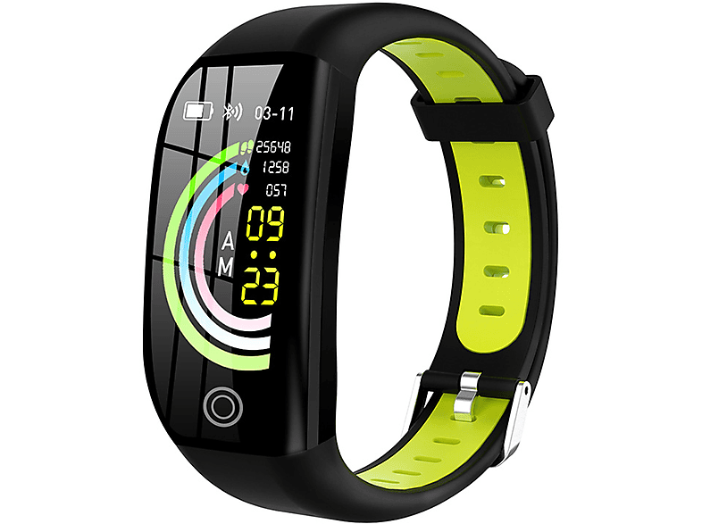 Funktionen Herzfrequenz Silikon, HD-Bildschirm, Armband Mehrere Bluetooth Smartwatch Smartwatch - Grün BRIGHTAKE