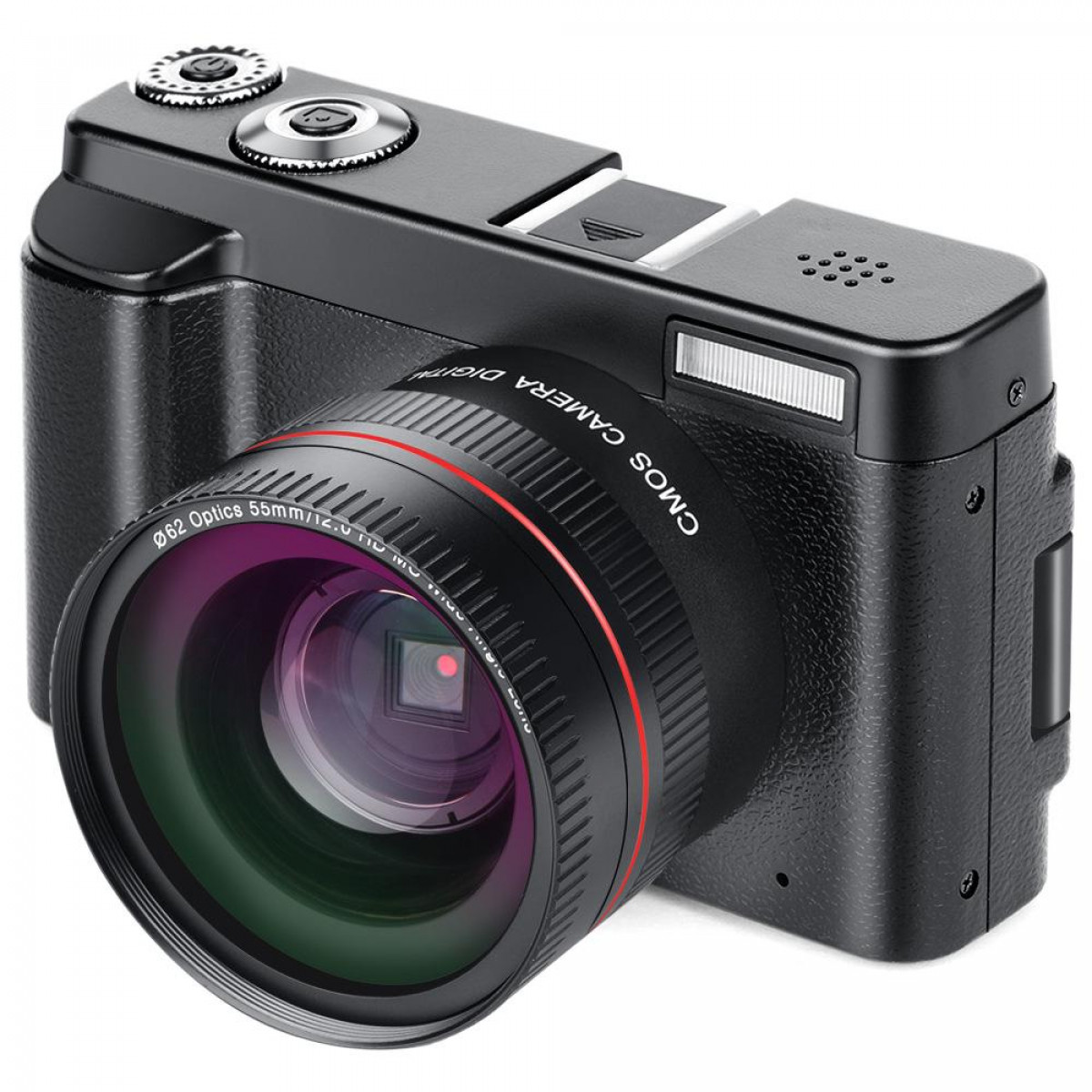Zoom 24 MP, 1080p INF schwarz Digitalkamera und mit HD 16x Digitalkamera