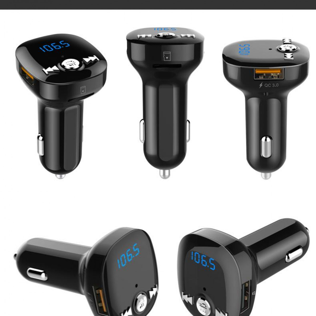 Auto FM-Transmitter und Bluetooth-Adapter das Ladegerät INF FM-Sender für /