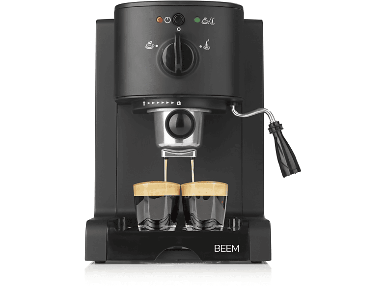 Schwarz Espresso-Siebträgermaschine BEEM 03270