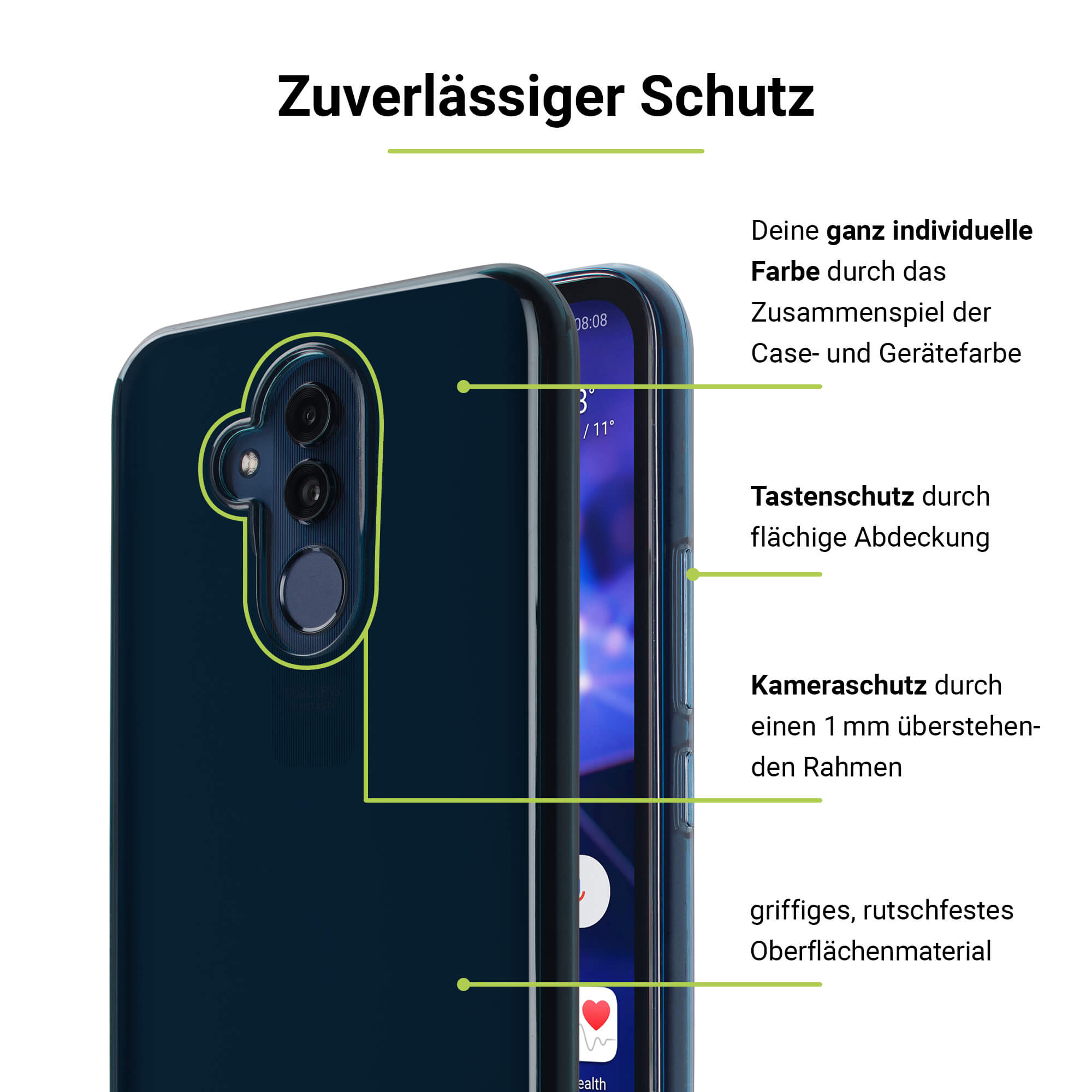 ARTWIZZ NoCase, Spaceblue 20, Backcover, Mate Huawei