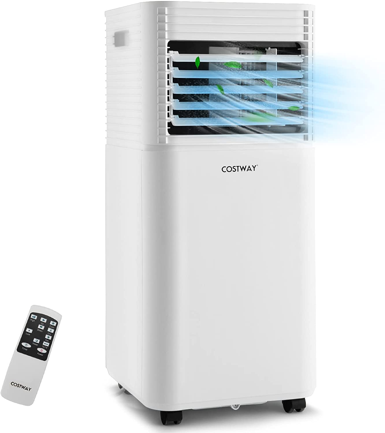 COSTWAY Klimagerät Klimaanlage Schwarz (Max. 20 Raumgröße: A) EEK: m²