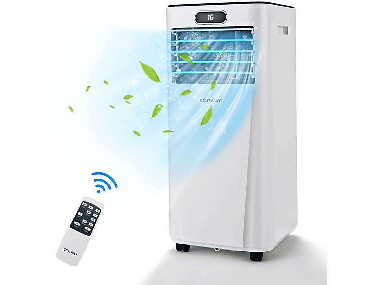 COSTWAY Klimagerät Klimaanlage Weiß (Max. Raumgröße: 30 m², EEK: A)