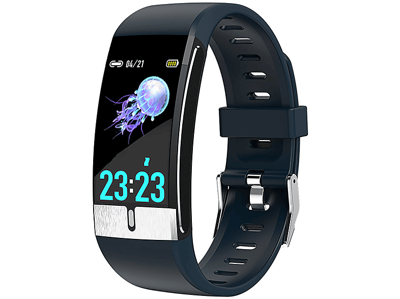BRIGHTAKE E66-Uhren Smartwatch Blau Silikon