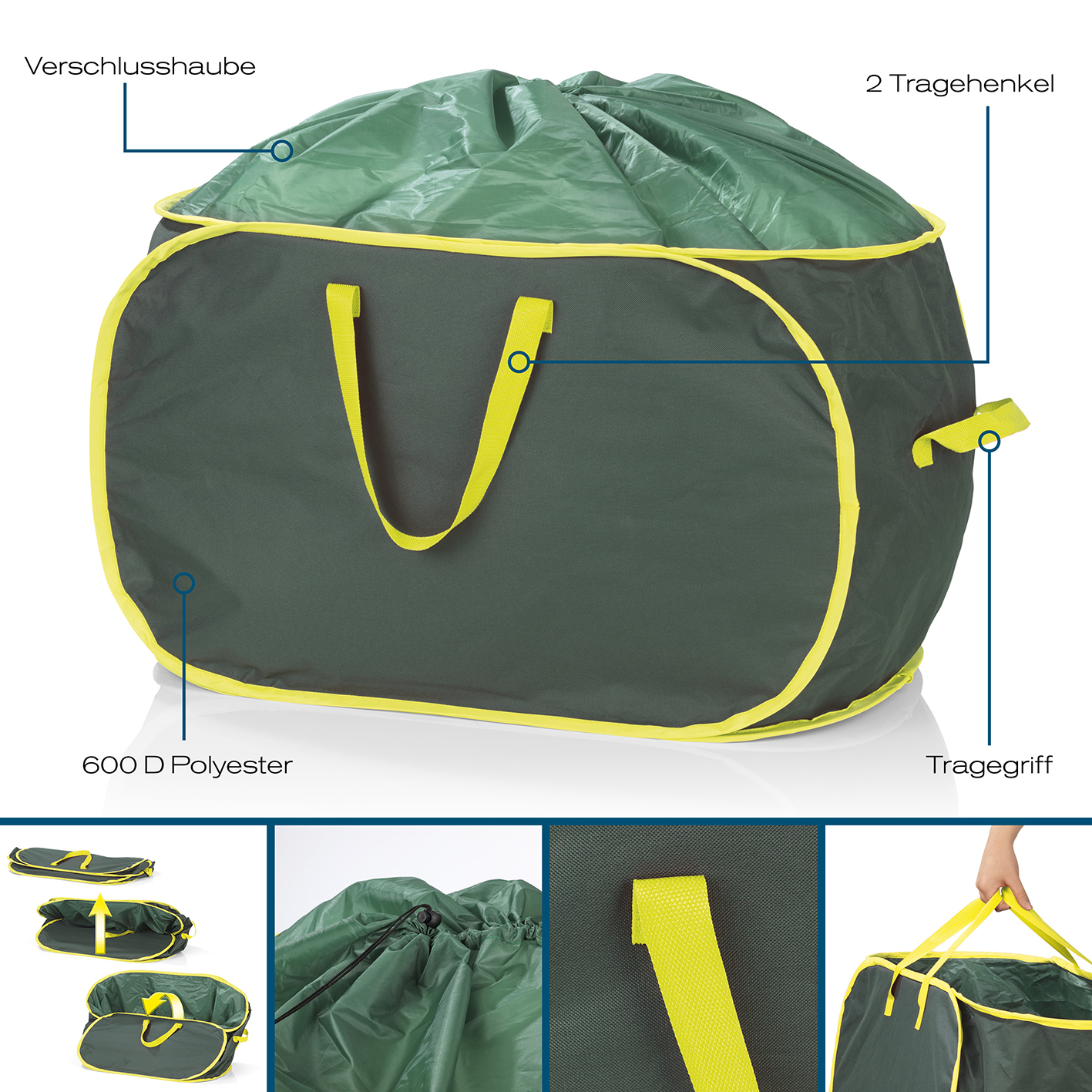 333l, HOBERG mehrfarbig Gartenabfalltasche 04040