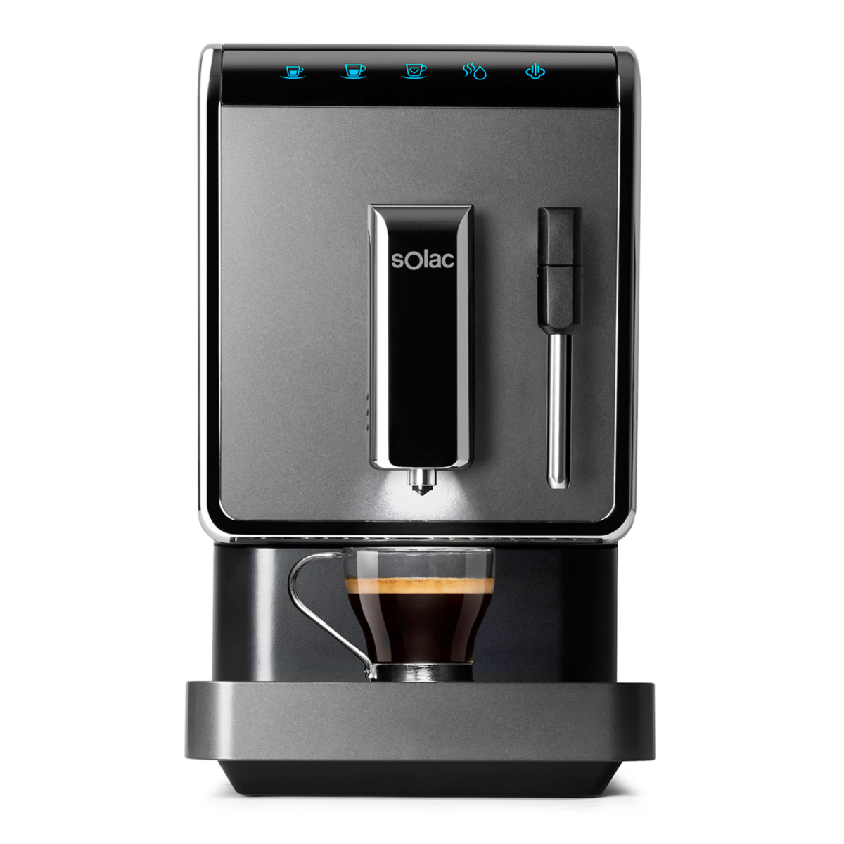 Cafetera superautomática - CA4810 Automatic Coffeemaker SOLAC, 19 barbar, 1,470 W, Negro