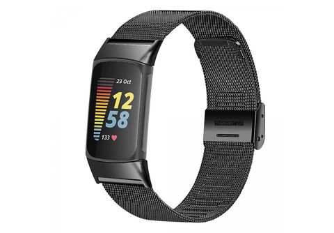 INF Fitbit Edelstahl Charge 5, Schwarz, Armband Fitbit, Charge Schwarz | MediaMarkt Ersatzarmband, 5